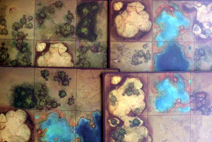 "Golem Arcana" - Landschaftskarten