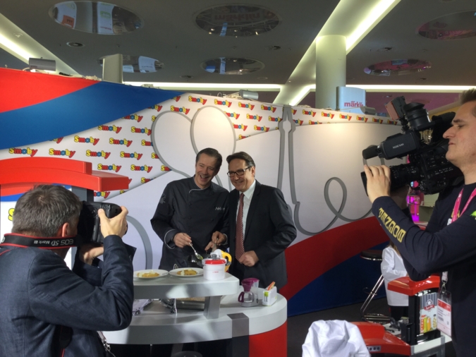 Fernsehkoch Alexander Herrmann & Simba COO Uwe Weiler