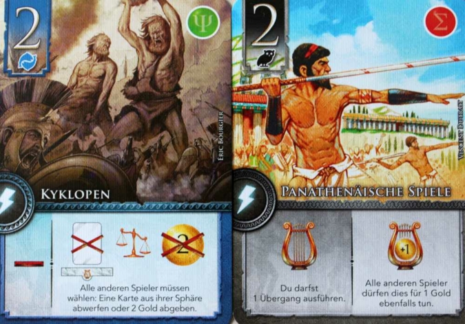 „Elysium” - Götterkarten