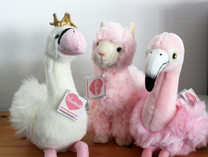 Trendtiere2018_Lama_Flamingo_Schwan