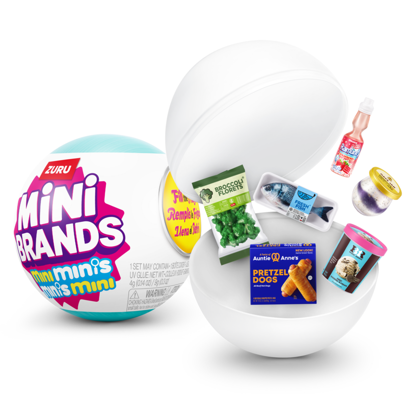 Gewinnspiel „Mini Brands Fill the Fridge“ Kapseln Copyright Zuru