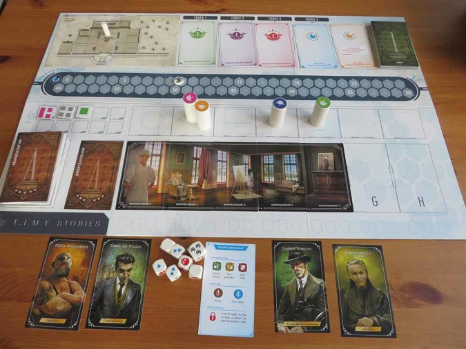 „T.I.M.E Stories“ - Spielfeldansicht