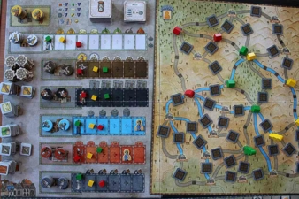 „Orléans” - Spielbrett